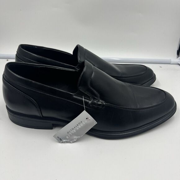 Perry Ellis Portfolio Other - Perry Ellis Shoes Portfolio Black Ultra Foam Slip On Dress Shoes Size 13 US
